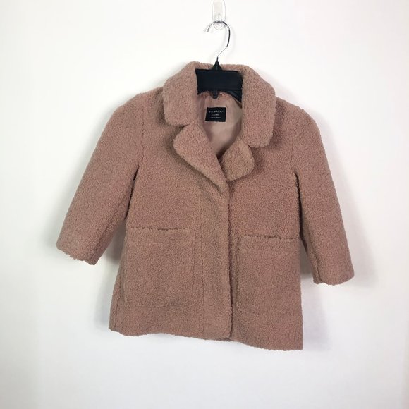 pink teddy coat primark